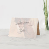 "Bereit für Schlacht" - Grußkarte Karte (Rückseite)