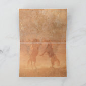 "Bereit für Schlacht" - Grußkarte Karte (Innenseite)