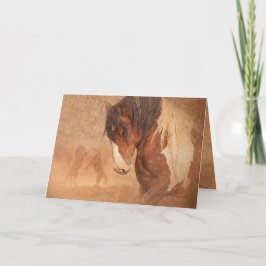 "Bereit für Schlacht" - Grußkarte Karte