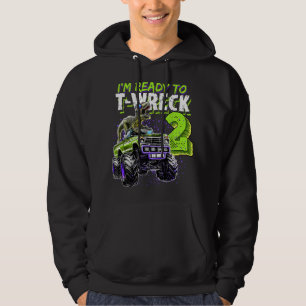 Bereit für T-Wreck 2 Dinosaurier Monster Truck 2. Hoodie