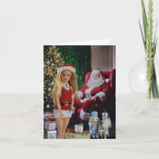 Bereit für Weihnachten. Weihnachtskarte Karte (Vorderseite)