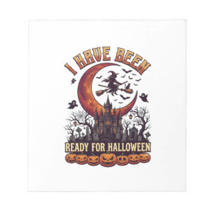 Bereit Halloween Hexen Schloss Mond_1 Notizblock