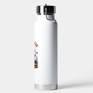 Bereit Halloween Hexen Schloss Mond_1 Trinkflasche