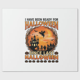 Bereit Halloween Seit Letzte Heimgesuchte Burg Gei Geschenkpapier