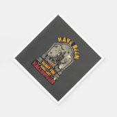 Bereit Halloween Spukhaus Grabstein Serviette (Ecke)