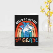 Bereit, Kinder der ersten Klasse anzugreifen Karte (Gelbe Blume)