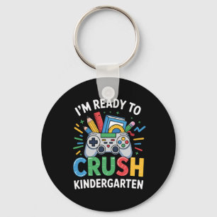 Bereit Kindergarten-Gamer Ck Zu Crushen Zur Schule Schlüsselanhänger