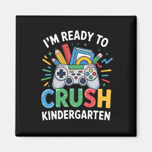 Bereit Kindergarten-Gamer Ck Zu Zerschmettern Zur  Magnet