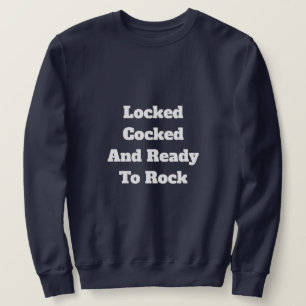 Bereit, Men's Basic T-Shirt zu rocken Sweatshirt