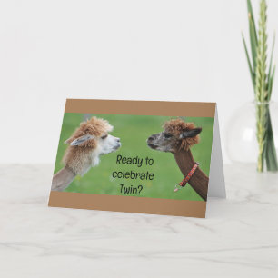 BEREIT, MIT MEINEM ZWEI GEBURTSTAG "FEIERHAFT" ZU  KARTE