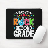 Bereit, Second Grade zu rocken, lustiger erster Ta Mousepad (Mit Mouse)