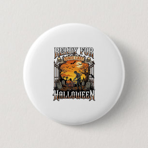 Bereit seit letztem Halloween Zombie-Einkaufswagen Button