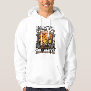 Bereit seit letztem Halloween Zombie-Einkaufswagen Hoodie