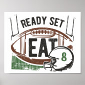 Bereit, Set, essen Sie das Party nach Maß Poster (Vorne)