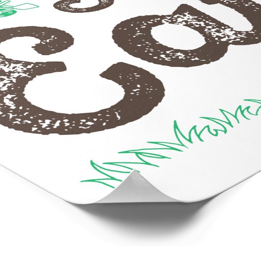 Bereit, Set, Fußball essen Poster (Ecke)