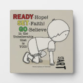 Bereit, Set, Glaube! Fotoplatte (Vorderseite)