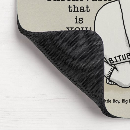 Bereit, Set, Glaube! Mousepad (Ecke)