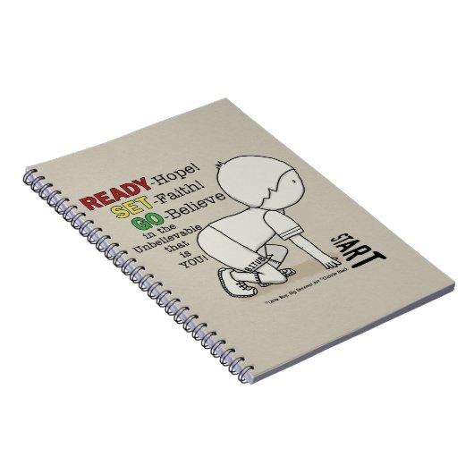 Bereit, Set, Glaube! Notizblock (Rechte Seite)