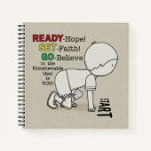Bereit, Set, Glaube! Notizblock (Vorderseite)