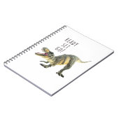 Bereit, Set, Go - Dinosaur Travel Journal Notizblock (Linke Seite)