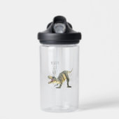 Bereit, Set, Go - Dinosaurier Wasserflasche Trinkflasche (Vorne)