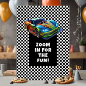 Bereit Set Go Race Birthday Party Einladung