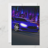 Bereit Set Go - Racing Einladung (Rückseite)