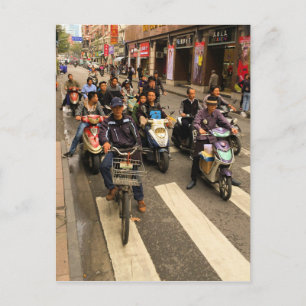 Bereit Set-Go-Shanghai, China Postkarte