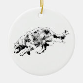 Bereit-Set-Joy Golden Keepake Keramik Ornament (Vorne)