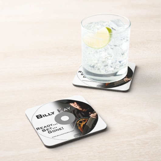 Bereit... Set... Verschwinde! CD Cover Beverage Co Getränkeuntersetzer (Rechte Seite)