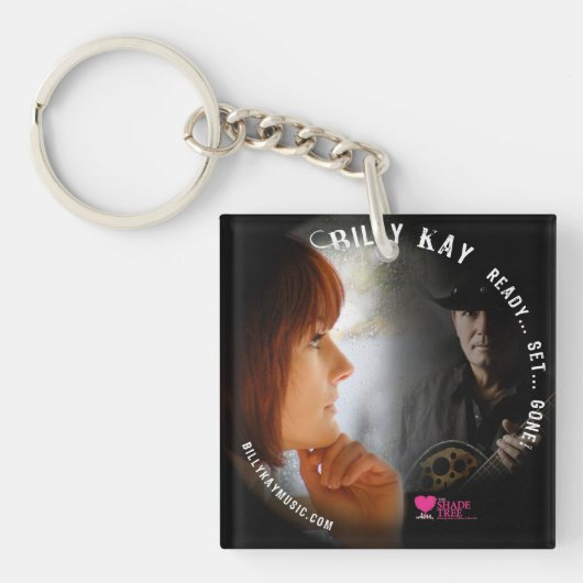 Bereit... Set... Verschwinde! Schlüsselanhänger zu (Vorderseite)