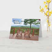 BEREIT, UM 50 ZU ROCK? KARTE (Gelbe Blume)