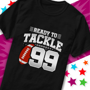 Bereit, um 99 Fußball Party 99. Geburtstag T-Shirt