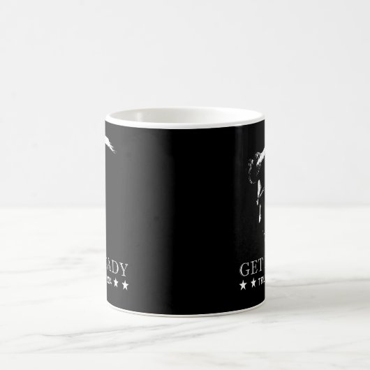 Bereit: USA Donald Trump 2024 Kaffeetasse (Mittel)