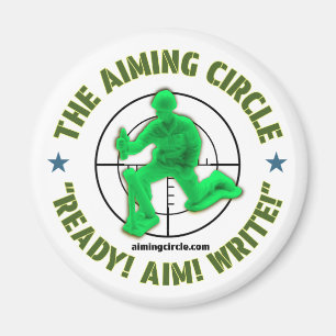 "Bereit! Ziel! Schreib!" Magnet