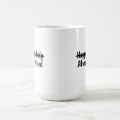 Bereit zu helfen, obwohl schon müde kaffeetasse (Mittel)