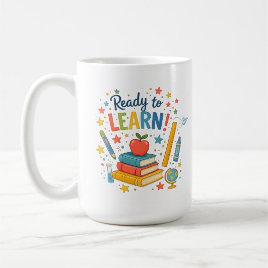 Bereit zu Lernen Kaffeetasse (Links)