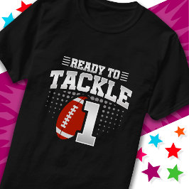 Bereit zum 1. Fußball Party 1. Geburtstag T-Shirt