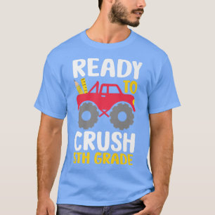 Bereit zum 5. Klasse Monster Truck Erster Tag T-Shirt