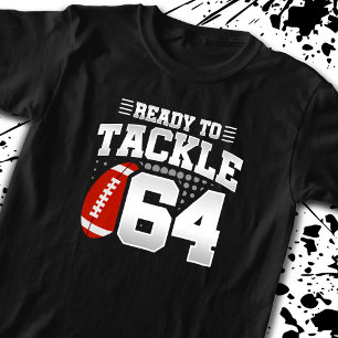 Bereit zum 64 - Kinder Fußball Spieler Geburtstag T-Shirt