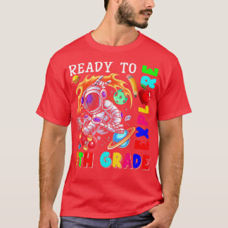 Bereit zum 7. Klasse Skateboarden T-Shirt