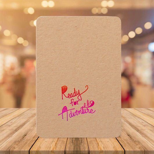 Bereit zum Abenteuer Wandern Camping Danke