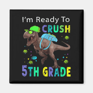 Bereit zum Abreißen von 5. Klasse T Rex Dinosaurie Magnet