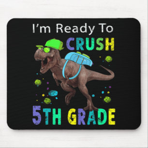 Bereit zum Abreißen von 5. Klasse T Rex Dinosaurie Mousepad