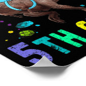 Bereit zum Abreißen von 5. Klasse T Rex Dinosaurie Poster (Ecke)