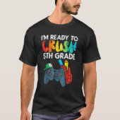 Bereit zum Absturz des 5. Grades des 5. Videospiel T-Shirt (Vorderseite)