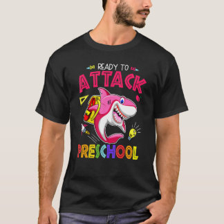 Bereit zum Angriff auf das Mädchen der Vorschule z T-Shirt