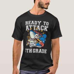 Bereit zum Angriff auf den 7. T-Shirt
