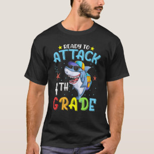 Bereit zum Angriff von Kindern der 4. Klasse auf S T-Shirt