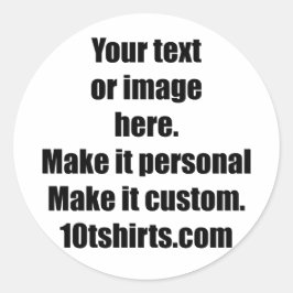 Bereit zum Anpassen von 3" Aufklebern. Blatt 6 Runder Aufkleber